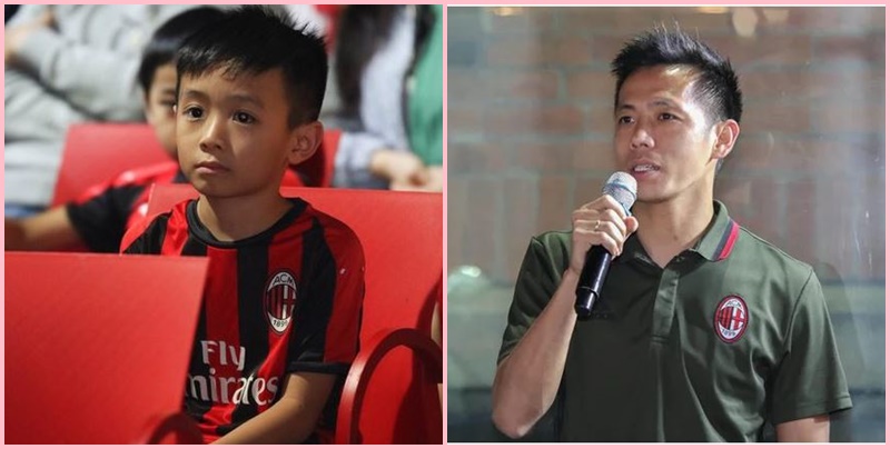 Văn Quyết cho con trai mình học tập ở Học viện AC Milan