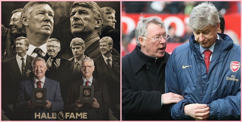 Cùng nhau giành giải Hall Of Fame, Sir.Wenger- Sir.Alex và mảnh chuyện cảm động