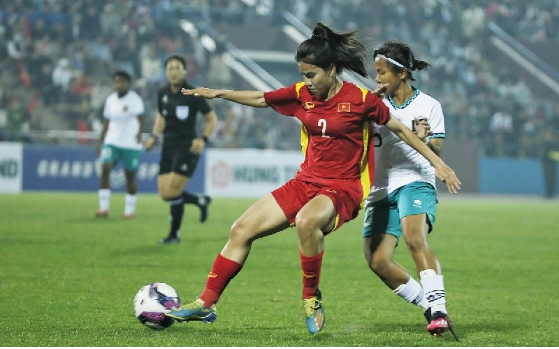 U20 nữ Việt Nam đang chiến đấu tại vòng loại VCK U20 nữ Châu Á 2024