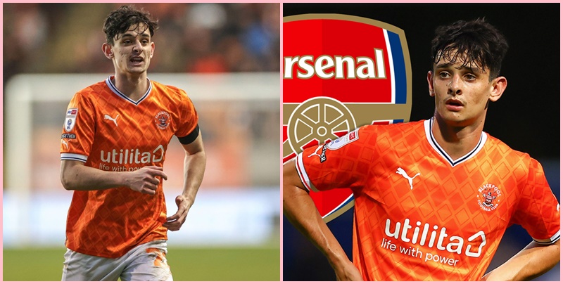 Charlie Patino đang có phong độ ấn tượng trong màu áo Blackpool