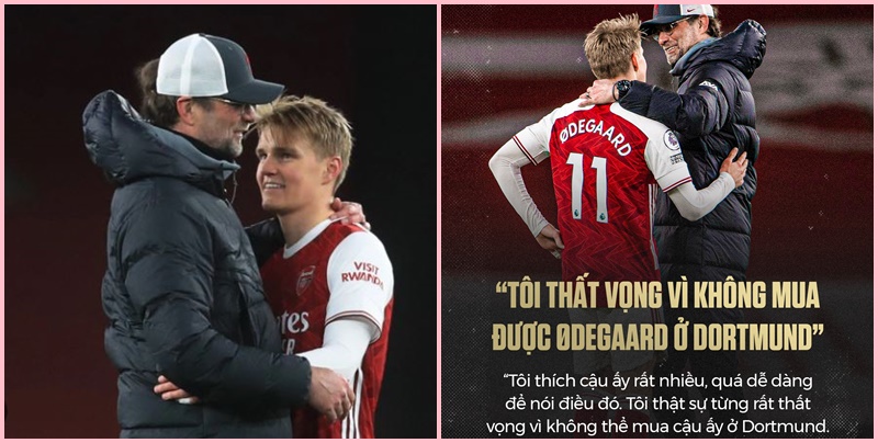 Klopp từng ve vãn Odegaard đến Dortmund