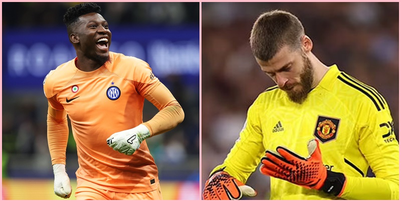 Thời điểm hiện tại, Onana ăn đút  De Gea