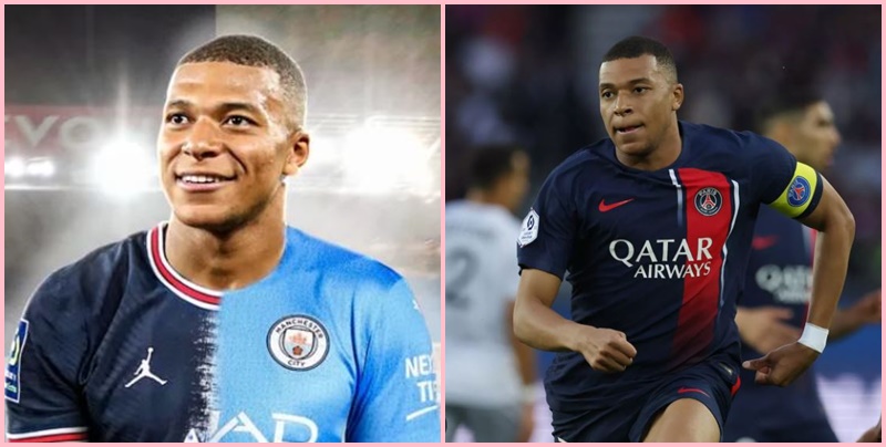 Đến với Manchester City, Kylian Mbappe có thể kết hợp với Erling Haaland