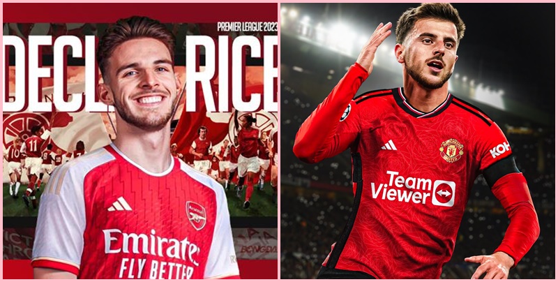 Arsenal chuẩn bị chốt Rice, M.U chốt Mason Mount