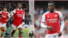 Eddie Nketiah vẫn tiếc nuối sau trận hòa trước Fulham