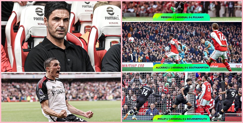 Arsenal đã nhận đến ba bàn thua trong 9 trận gần nhất ở Premier League