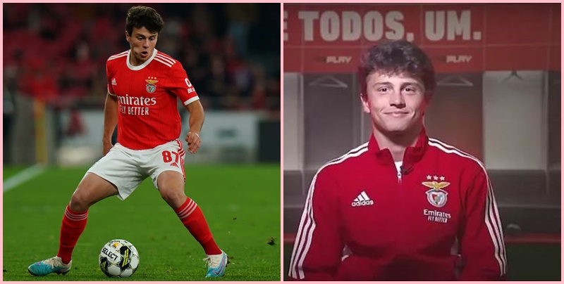 1 tài năng trong màu áo Benfica từ rất sớm 