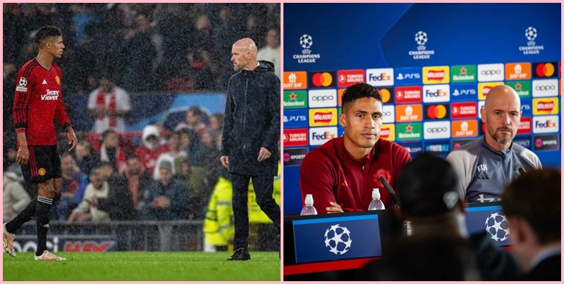 Phải chăng mối quan hệ giữa Varane và Ten Hag không còn thể cứu vãn ?