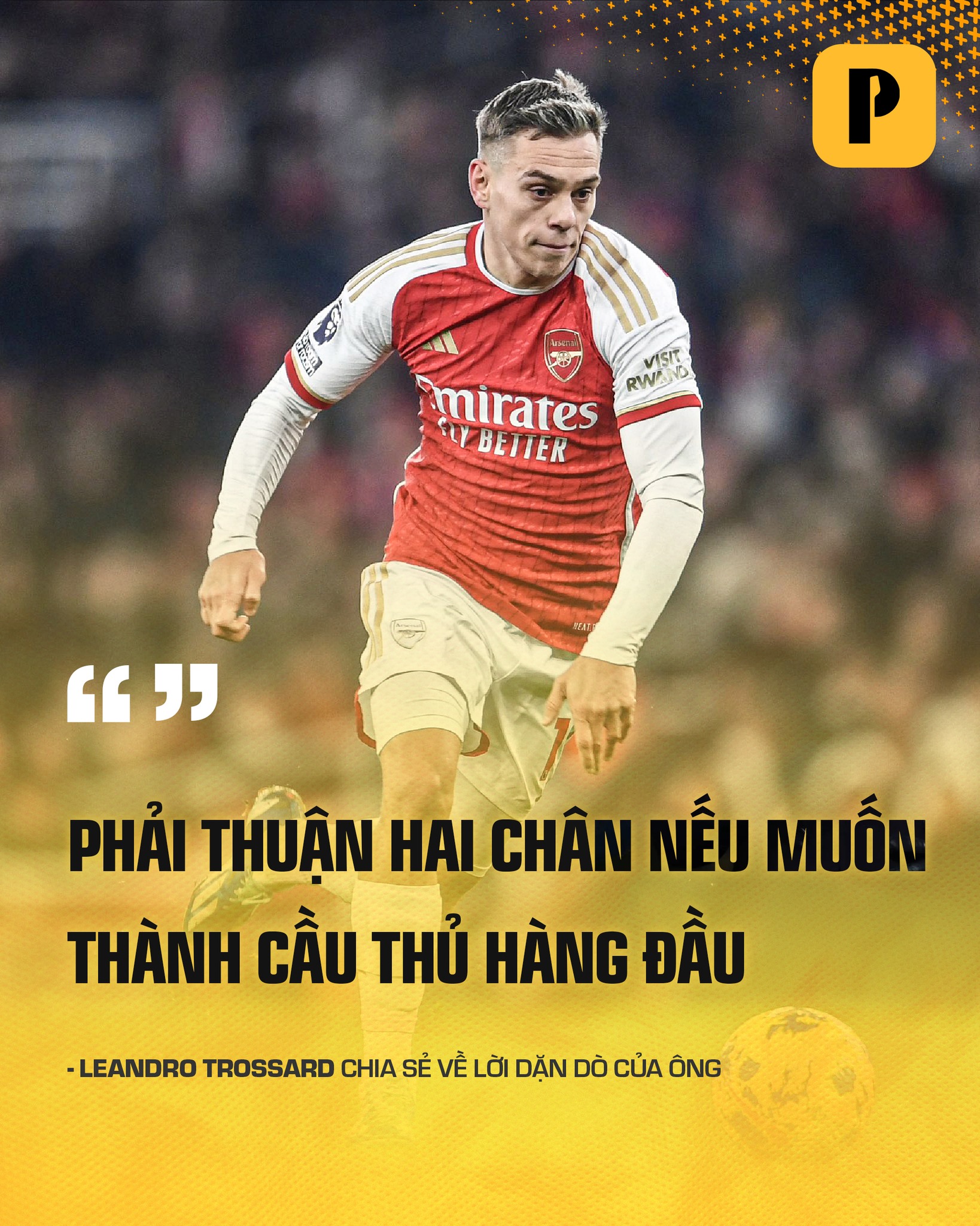  Cầu thủ đa năng nhất Arsenal hiện tại