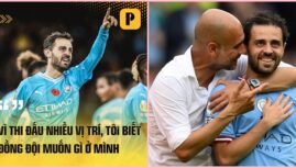 Bernardo Silva:’Sự đa năng của tôi đến từ mọi vị trí;