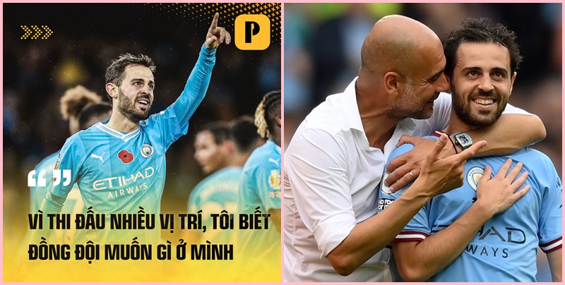 Bernardo Silva:’Sự đa năng của tôi đến từ mọi vị trí;