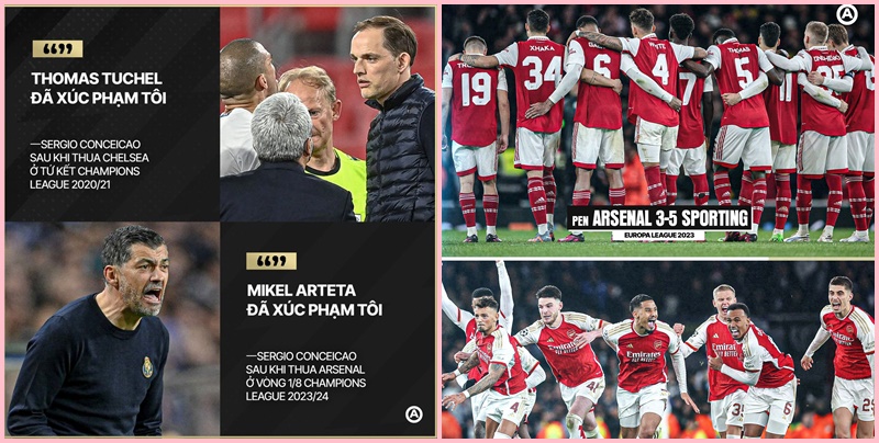 HLV Porto:”1 kẻ miệng còn hôi sữa như Arteta mà cũng dám xúc phạm tôi”