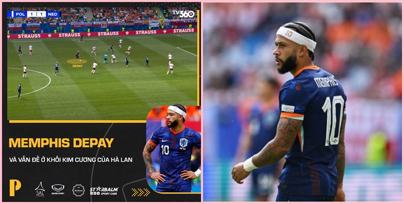 Memphis Depay và vấn đề khối kim cương của Hà Lan