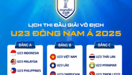 JBO Cập nhật Lịch thi đấu chi tiết Giải Vô địch U23 Đông Nam Á 2025 mới nhất